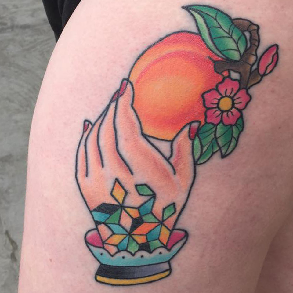 peach fruit tattooTikTok Search